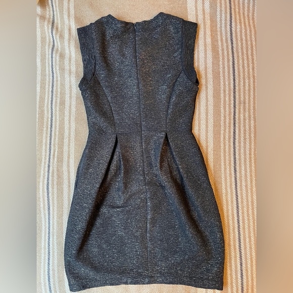 🏝️ Black cocktail dress with gold flecks Vintage - Picture 2 of 7